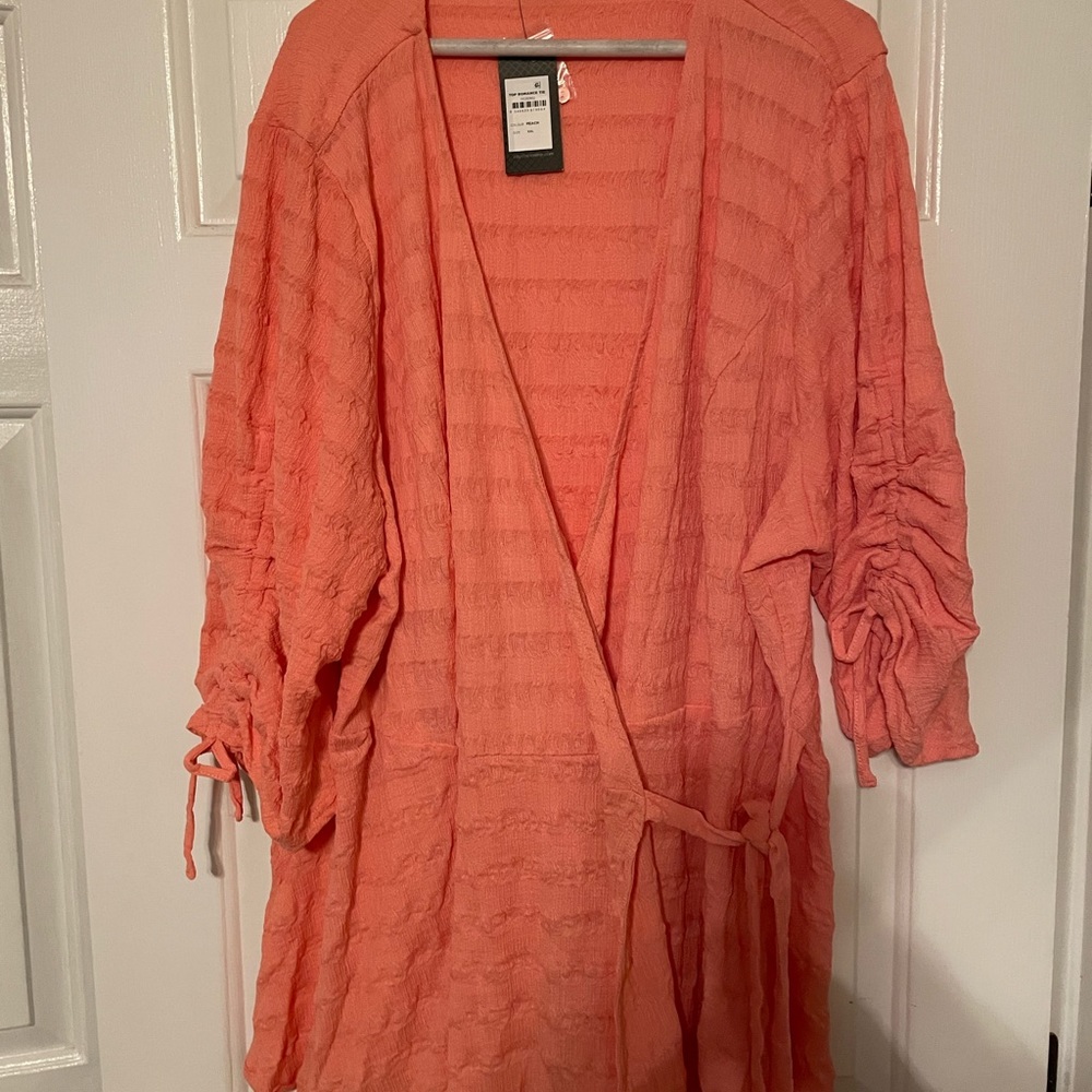 City Chic Romance Tie Top - Picture 3 of 3